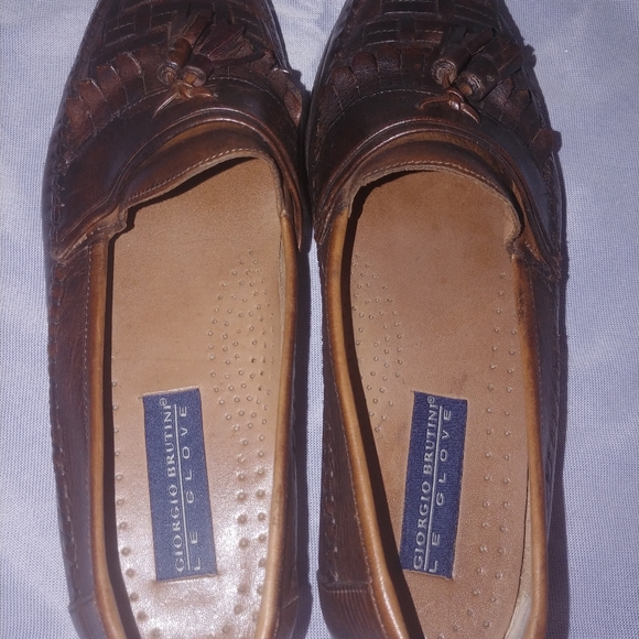 Men's 10m Giorgio Brutini le glove loafers. - Picture 6 of 6